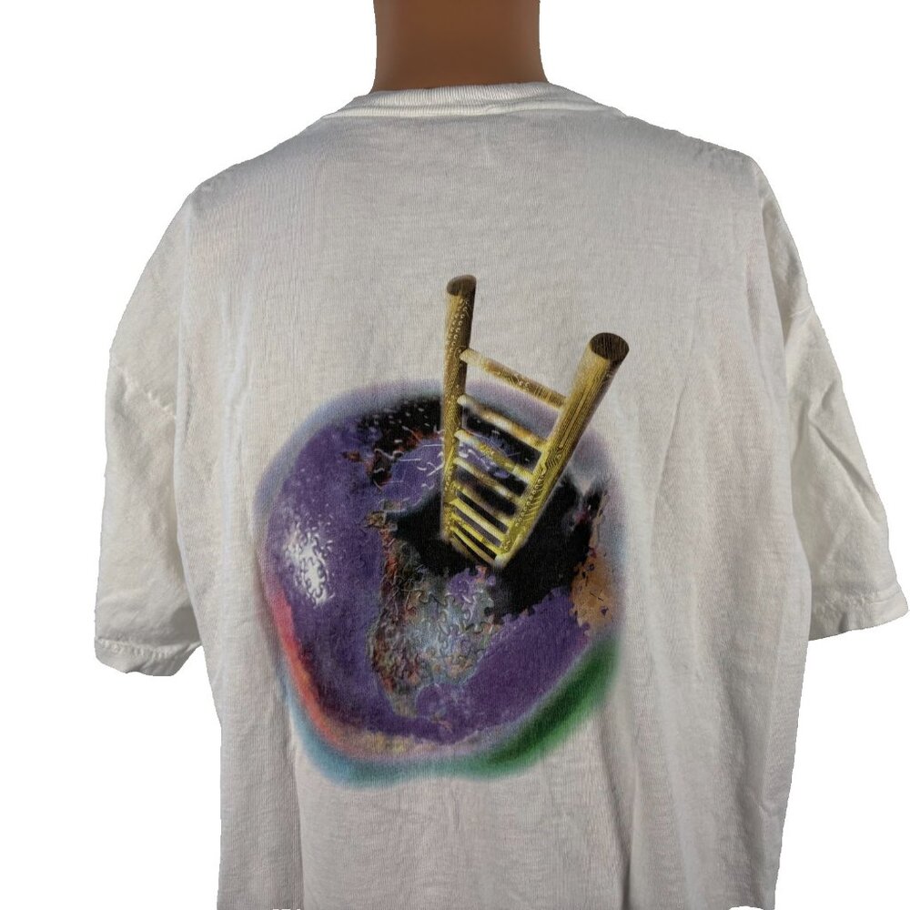 Vintage Investors Bank And Trust Company T Shirt Mens Size XL White 90s